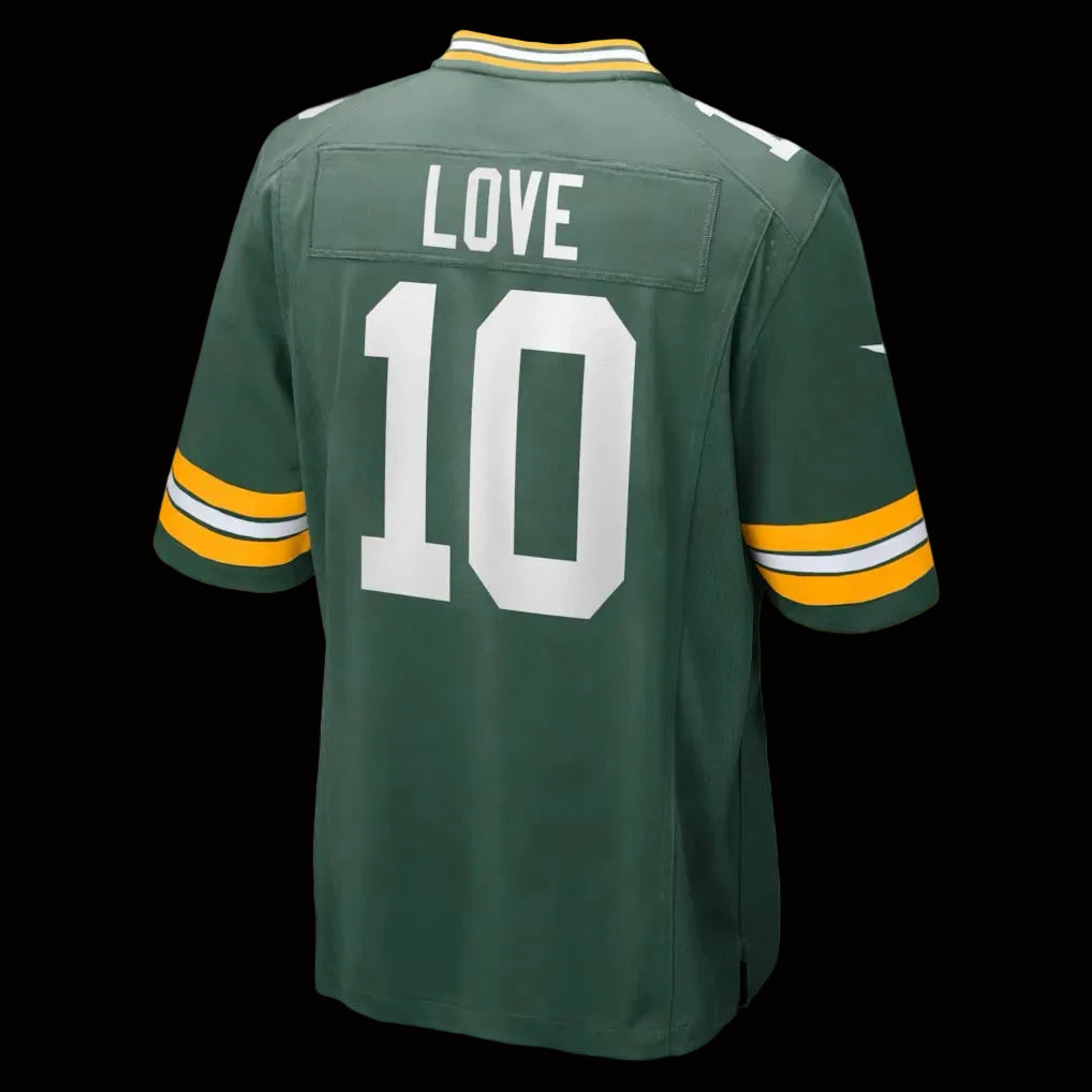 Men's Green Bay Packers Jordan Love Nike Green Player Game Jersey