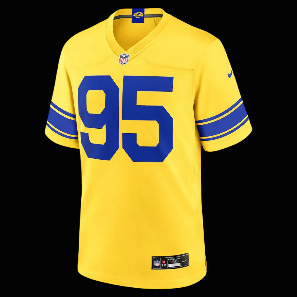 Men's Los Angeles Rams Myles Garrett Nike Classic Sol Game Jersey