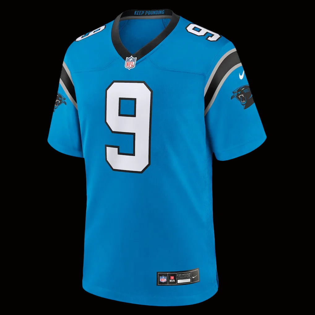 Men's Carolina Panthers Bryce Young Nike Blue Alternate Game Jersey