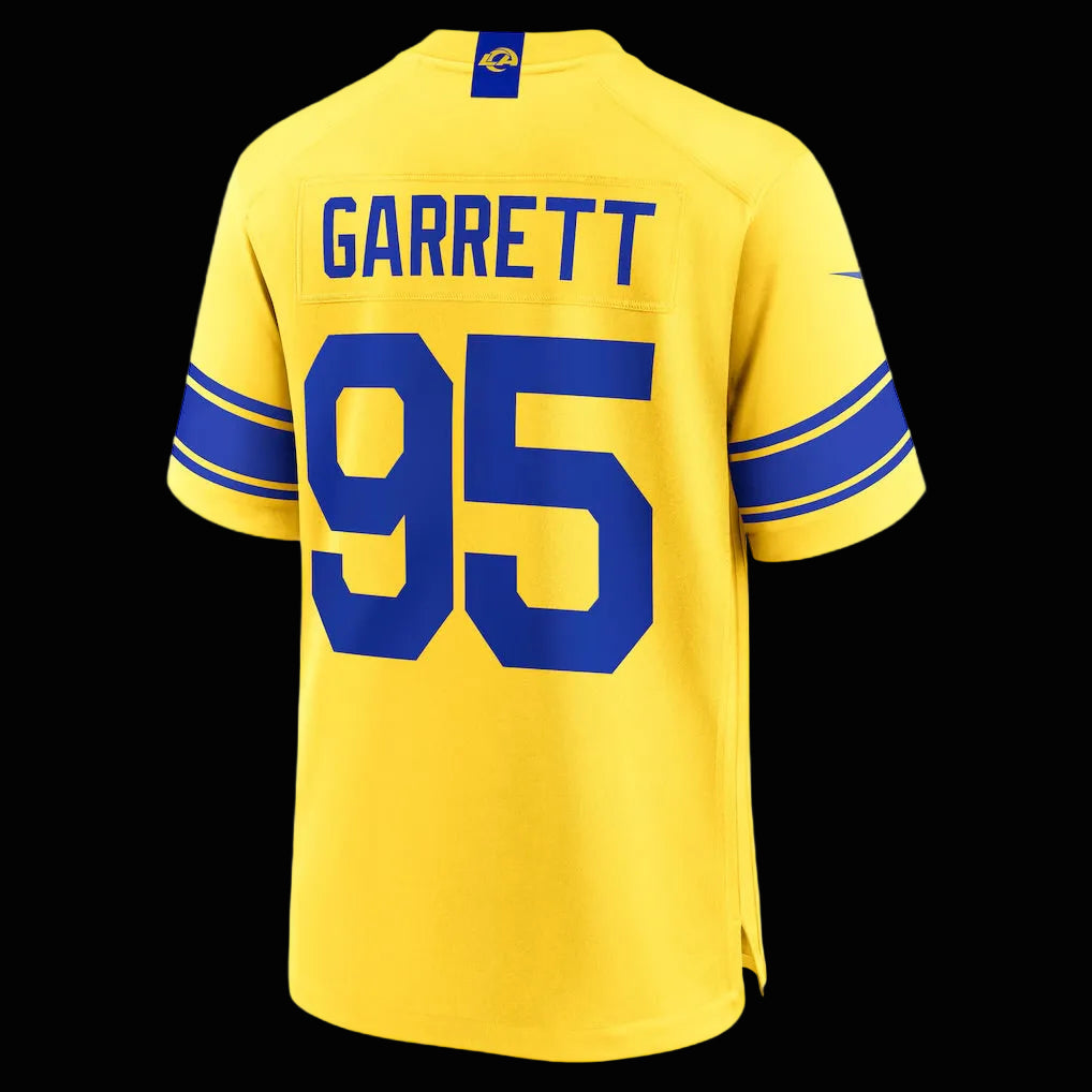Men's Los Angeles Rams Myles Garrett Nike Classic Sol Game Jersey